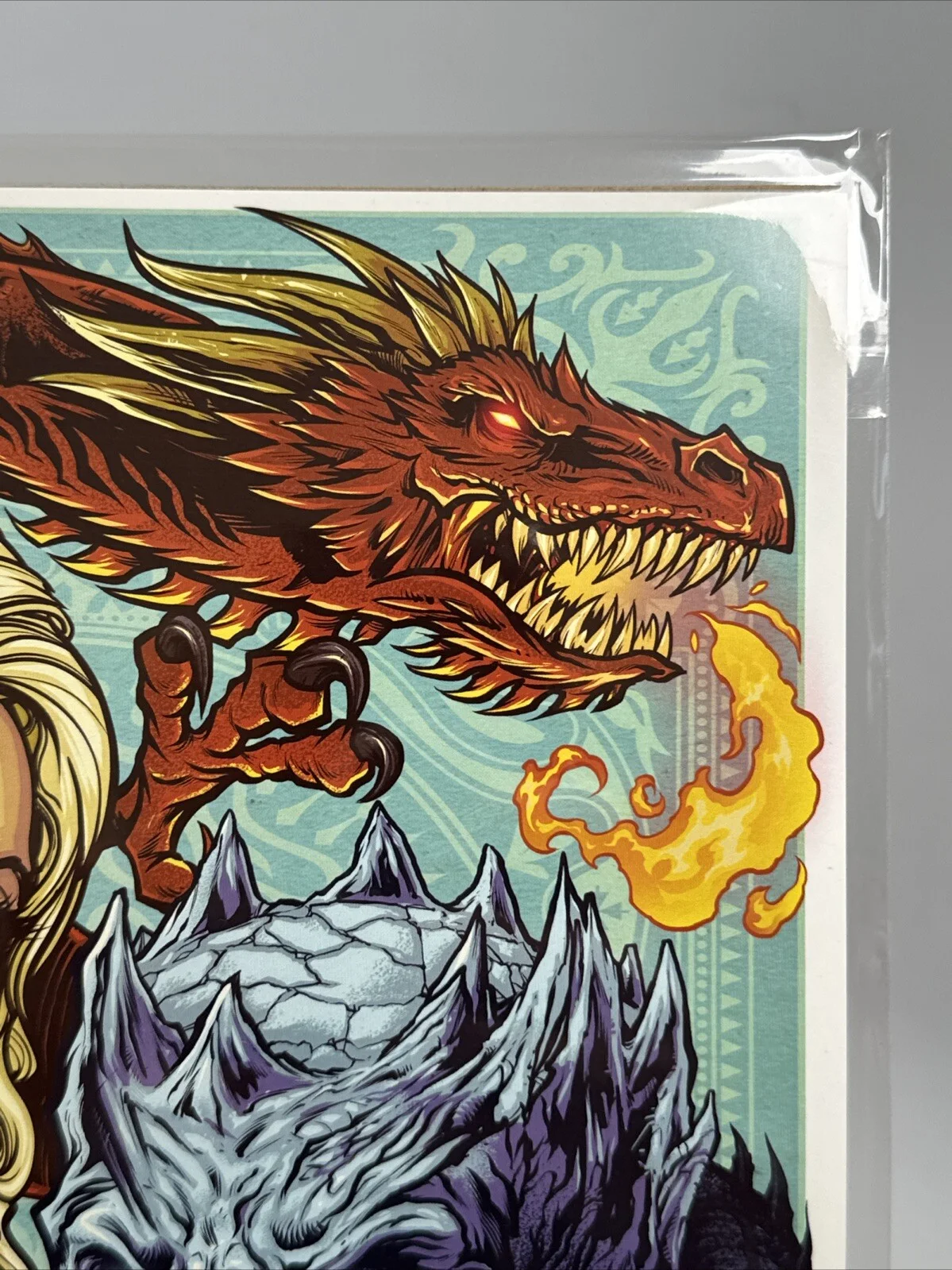 Brian Allen — Bam Box Fire Ice Signed Brian Allen Art Print 8x10 COA 277/2000 Game Of Thrones, изображение 5