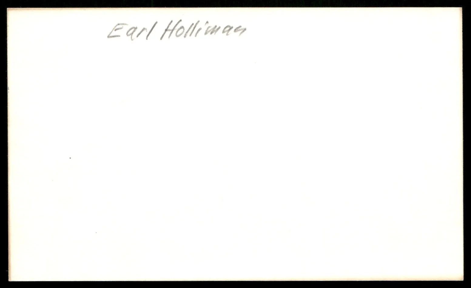 Actor Earl Holliman Signed Index Card-Rare Vintage Autograph, изображение 2