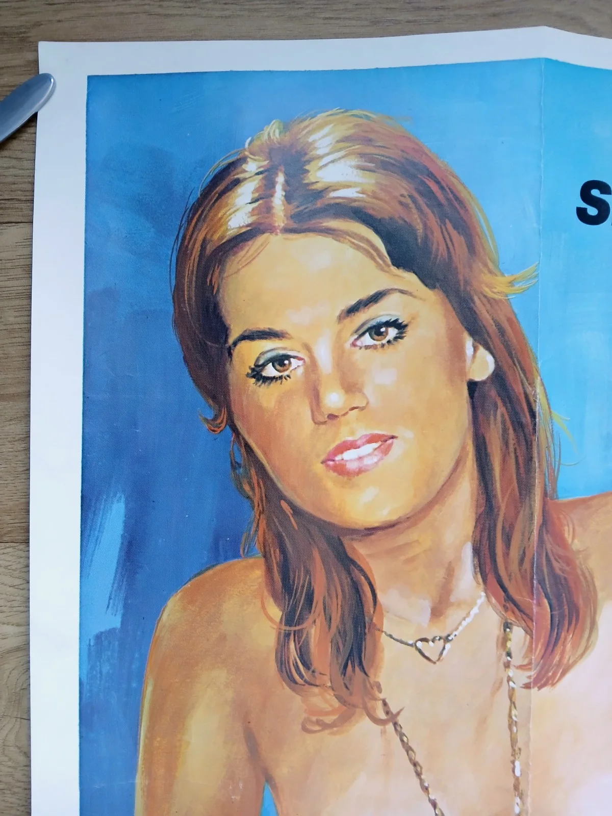 DAUGHTER OF EMMANUELLE/MONDO EROTICO (1975,77) original quad poster - Chantrell, изображение 2