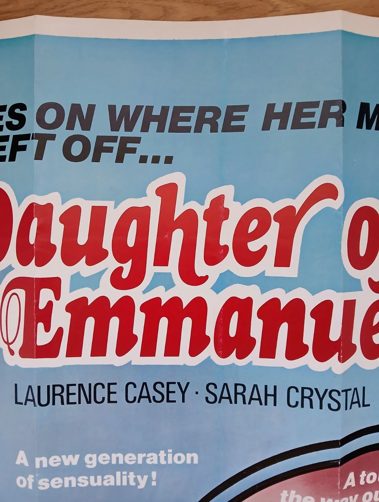 DAUGHTER OF EMMANUELLE/MONDO EROTICO (1975,77) original quad poster - Chantrell, изображение 4