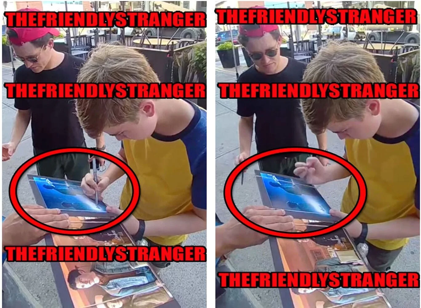 ROHAN CAMPBELL, ALEXANDER ELLIOT — Rohan Campbell & Alexander Elliot signed "THE HARDY BOYS" Photo EXT PROOF b ACOA, image 3