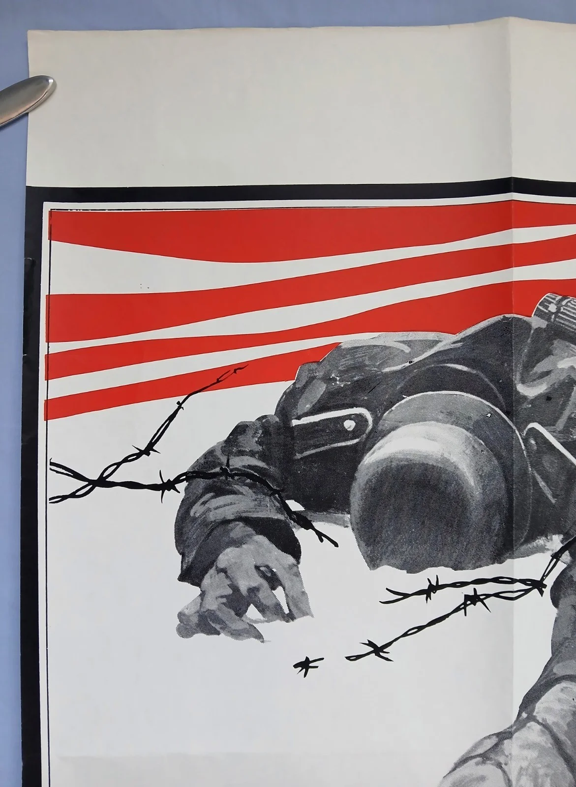 CROSS OF IRON / SUSPIRIA (1977) original UK double-bill quad poster, изображение 4