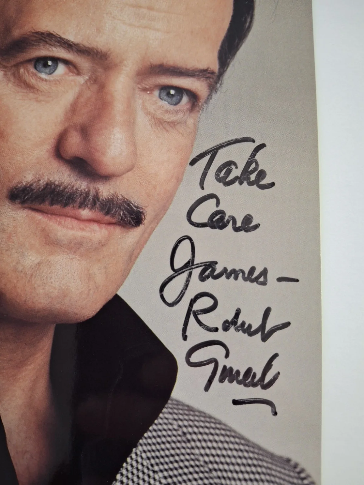Robert Goulet — ROBERT GOULET " CAMELOT " LATE ACTOR SIGNED 6x9 Color Glossy Card Stock Photo, изображение 3