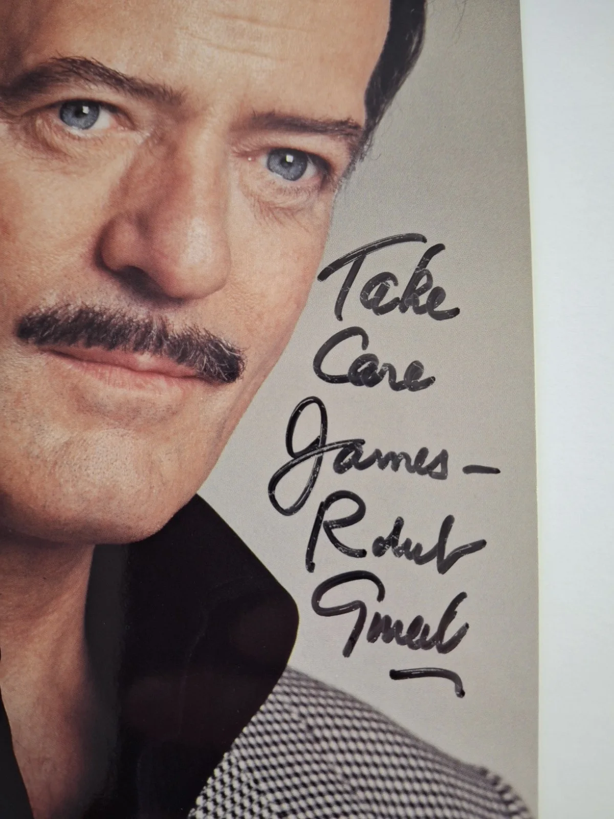 Robert Goulet — ROBERT GOULET " CAMELOT " LATE ACTOR SIGNED 6x9 Color Glossy Card Stock Photo, изображение 5