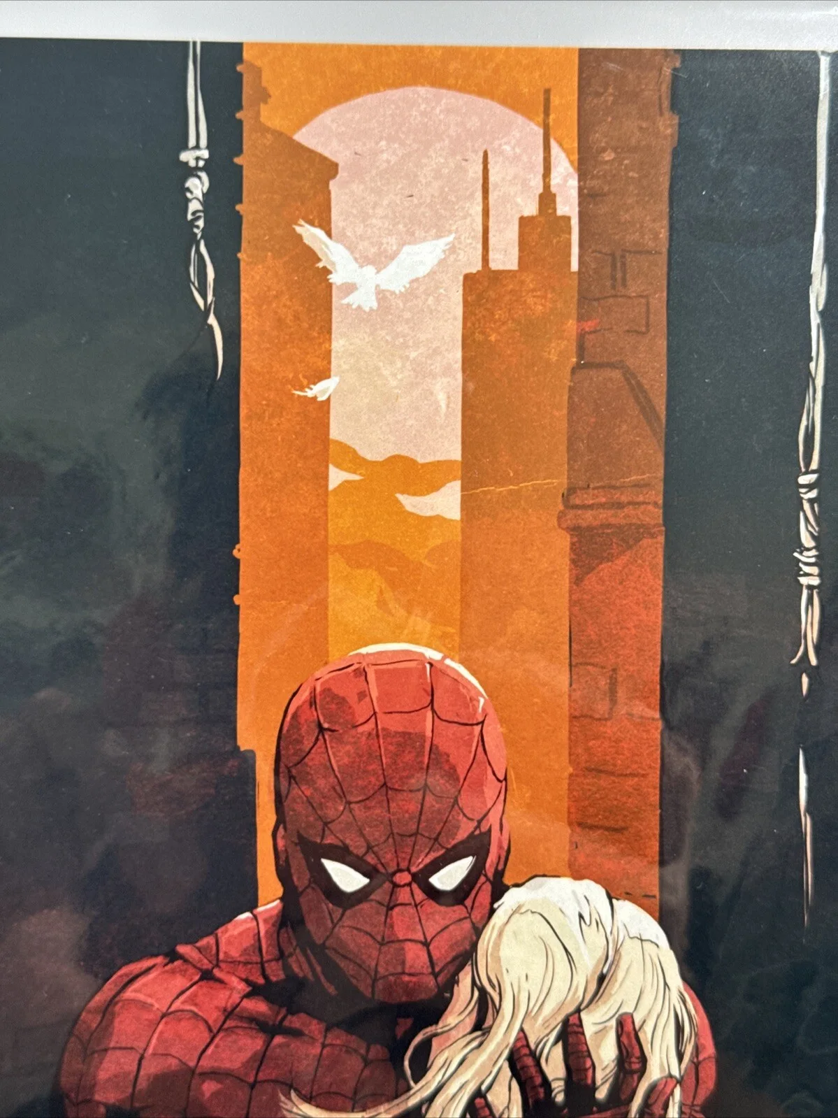 Logan Pack — Logan Pack Signed 8x10 BAM BOX Death of Gwen Stacy Print 224/3000 COA Spider Man, изображение 5