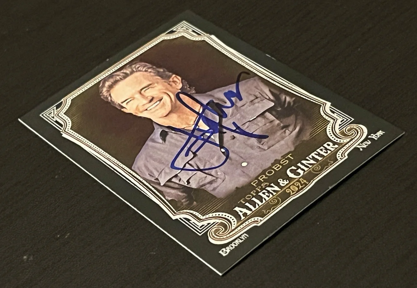 JEFF PROBST — JEFF PROBST SIGNED 2024 ALLEN & GINTER X BLACK 251 CARD SURVIVOR AUTO COA PROOF, изображение 3