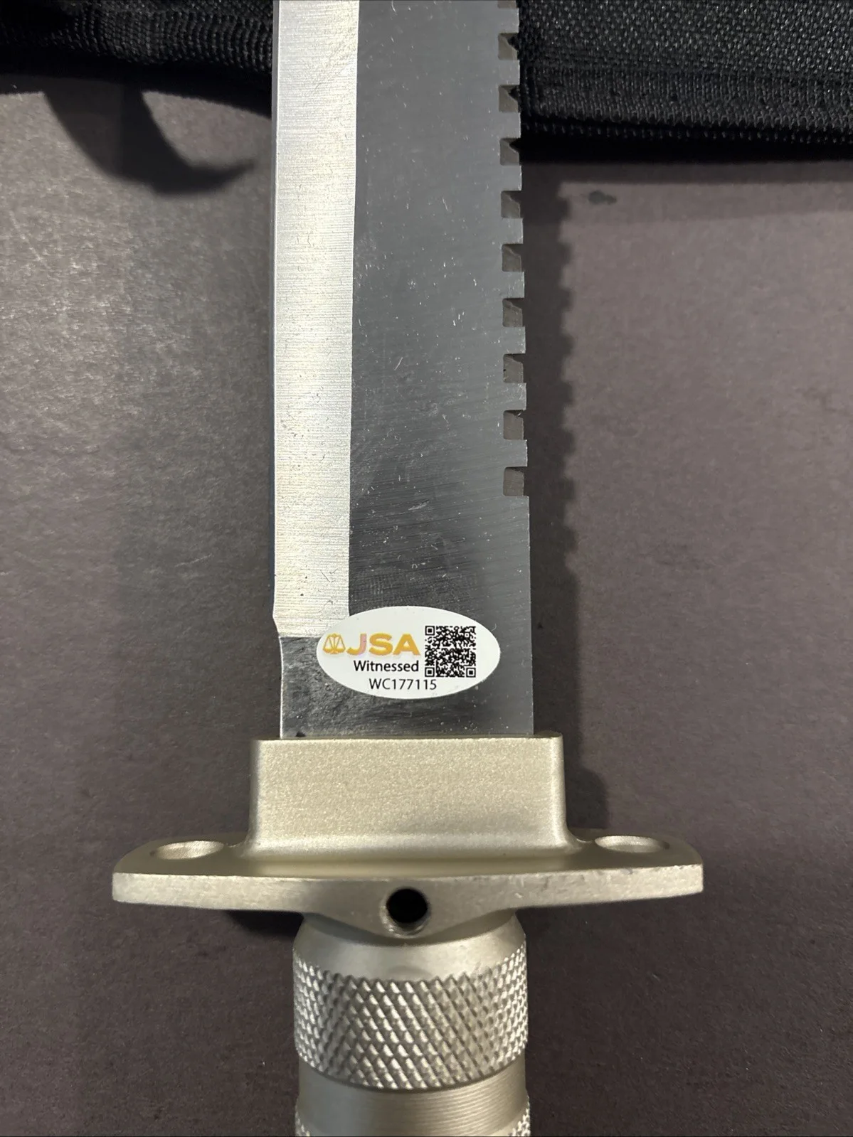 Kane Hodder — Kane Hodder Signed Real Steel Hunting Knife W/Jason -Friday the 13th-JSA Witness, изображение 4