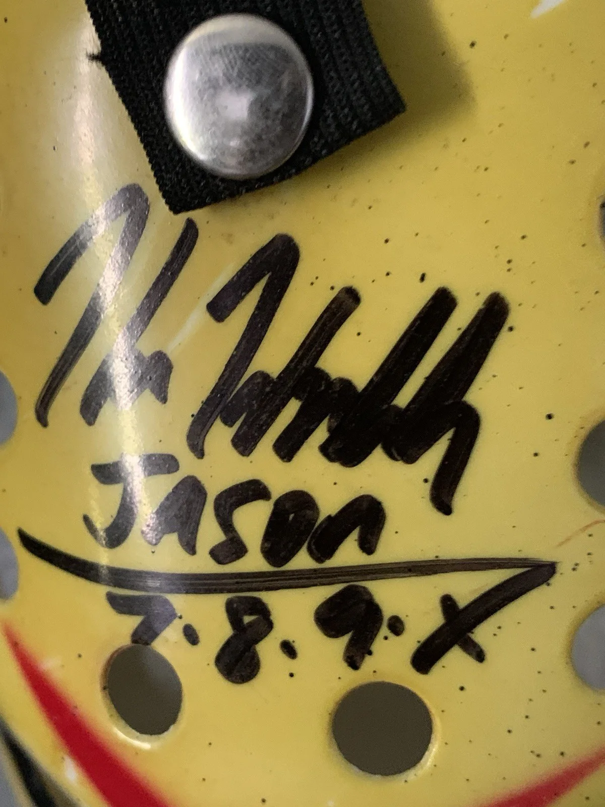 Kane Hodder — KANE HODDER Signed Jason Voorhees 7,8,9,X MASK Friday the 13th Autograph JSA COA, image 4