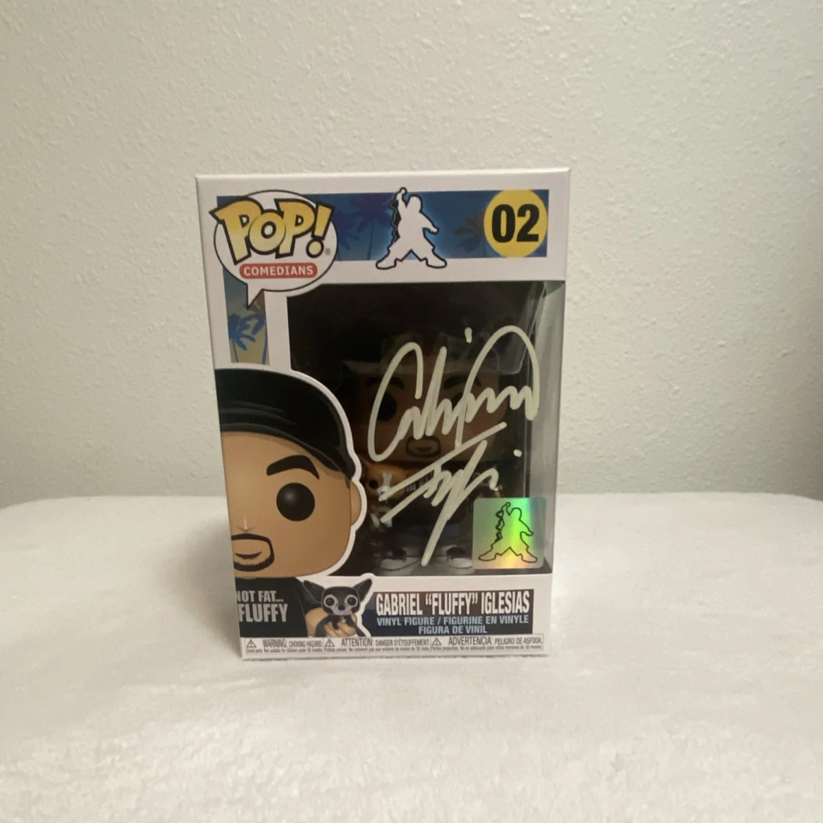 Gabriel Fluffy Iglesias — Signed Funko Pop Gabriel 'Fluffy' Iglesias Comedians 02 Vinyl Figure