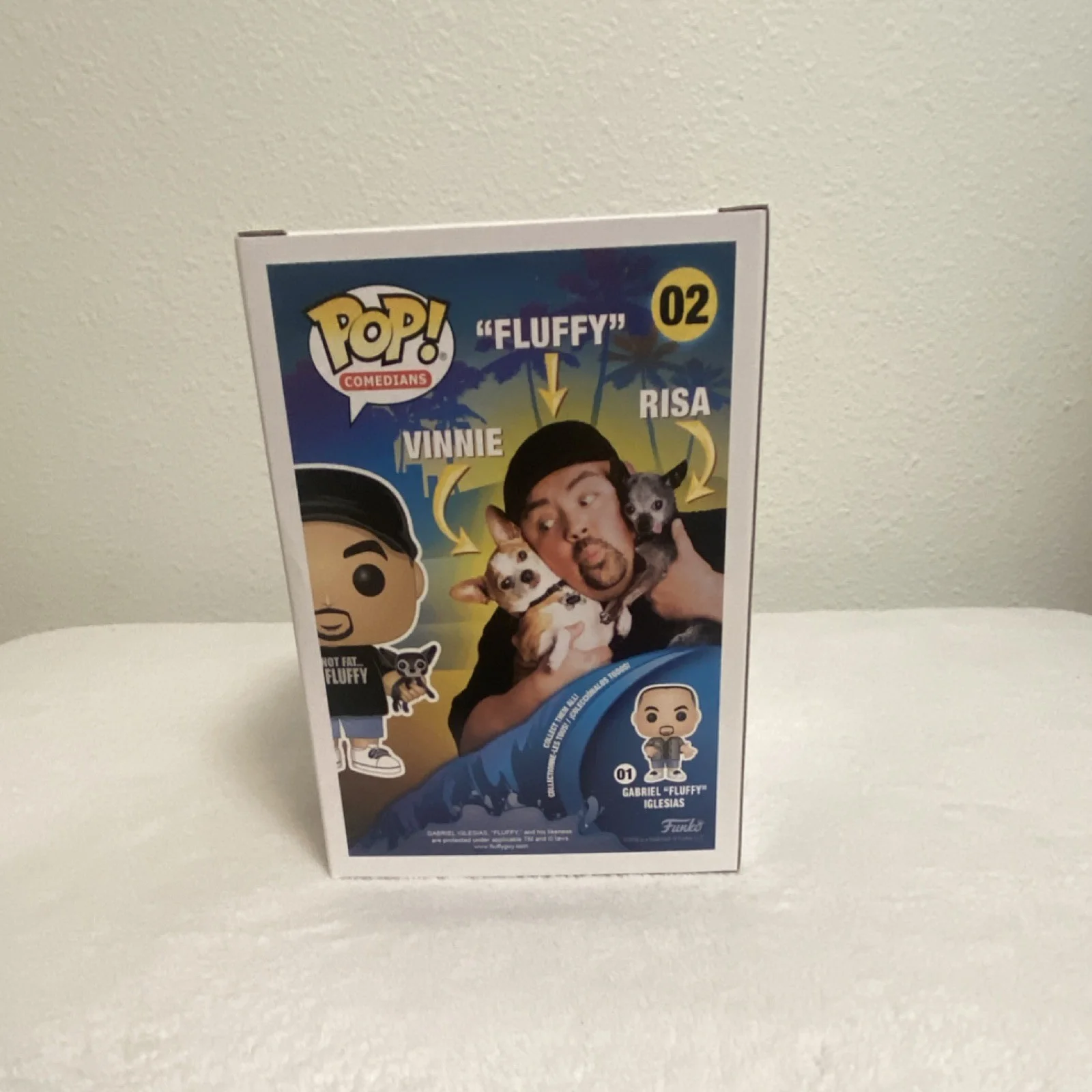 Gabriel Fluffy Iglesias — Signed Funko Pop Gabriel 'Fluffy' Iglesias Comedians 02 Vinyl Figure, image 3