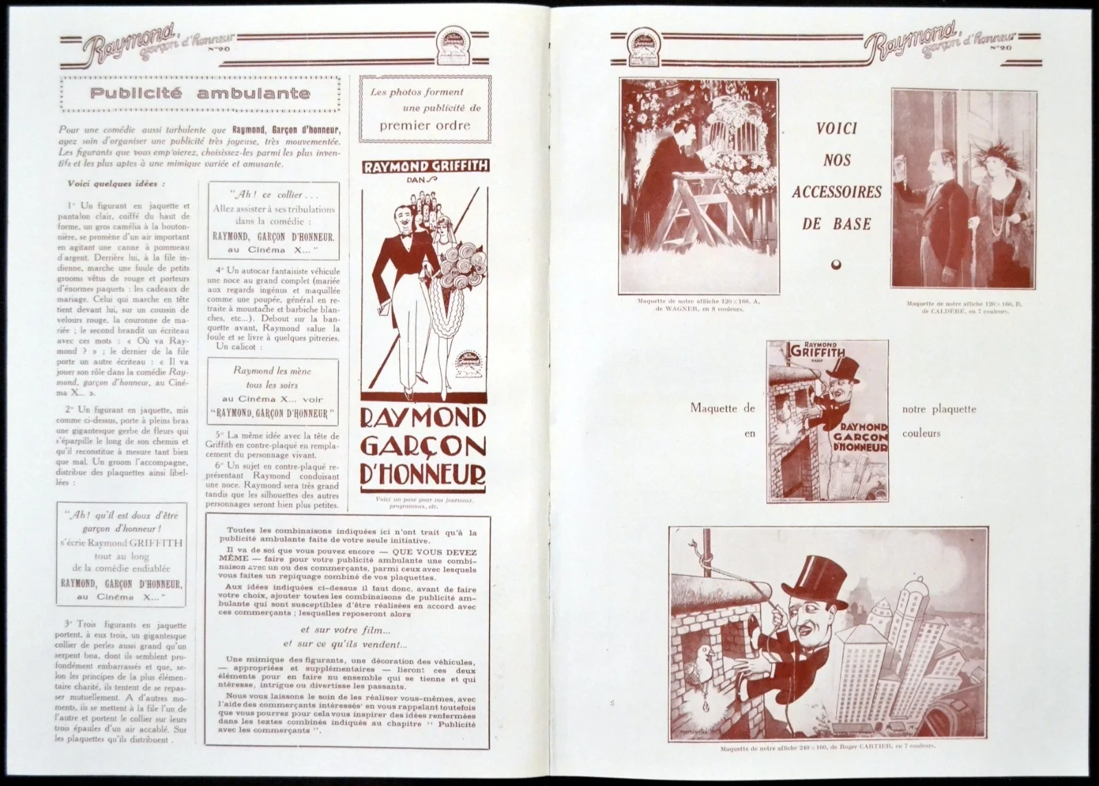WEDDING BILL$ 1927 Raymond Griffith, Anne Sheridan - CARTIER FRENCH PRESSBOOK, изображение 4