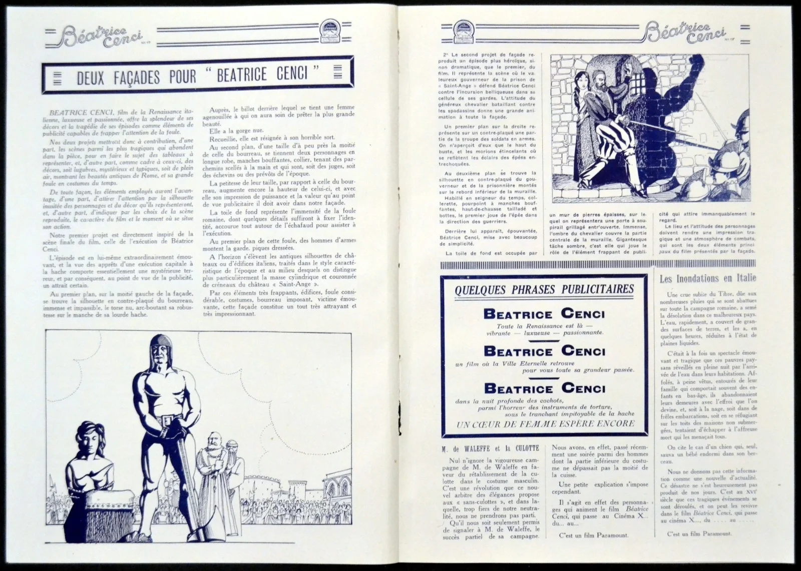TRAGIC HOUR 1926 Maria Jacobini * ARNALDO CAROLI FRENCH PRESSBOOK, image 3