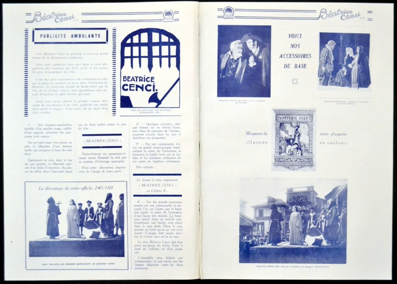 TRAGIC HOUR 1926 Maria Jacobini * ARNALDO CAROLI FRENCH PRESSBOOK, image 4