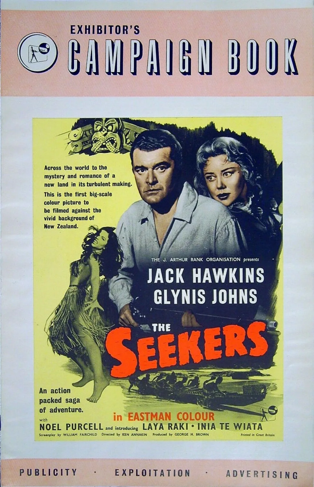 SEEKERS 1954 Jack Hawkins, Glynis Johns ERIC PULFORD UK PRESSBOOK, изображение 2