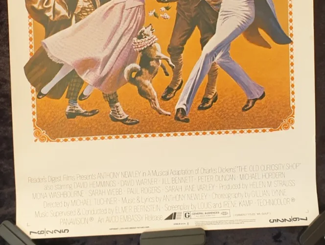 MR QUILP (1975) US Insert Poster 14x36 Rolled Card Anthony Newley, image 3