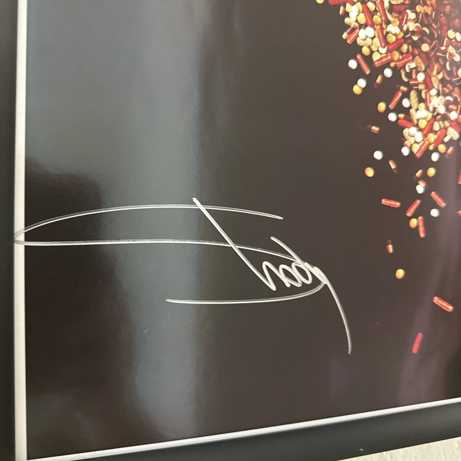 EMINEM RELAPSE POSTER HAND SIGNED AUTOGRAPHED RARE Slim Shady, изображение 2