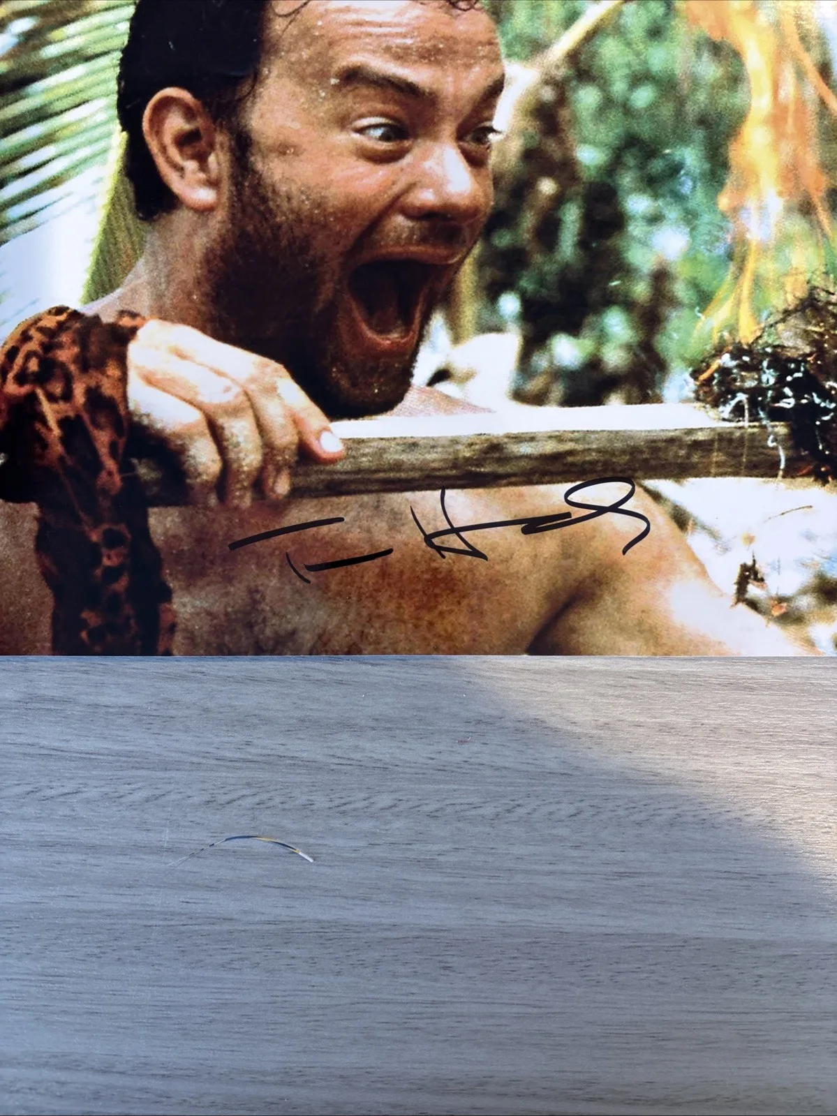 Autograph Tom Hanks 8 x 10 Photo Signed Castaway, image 2