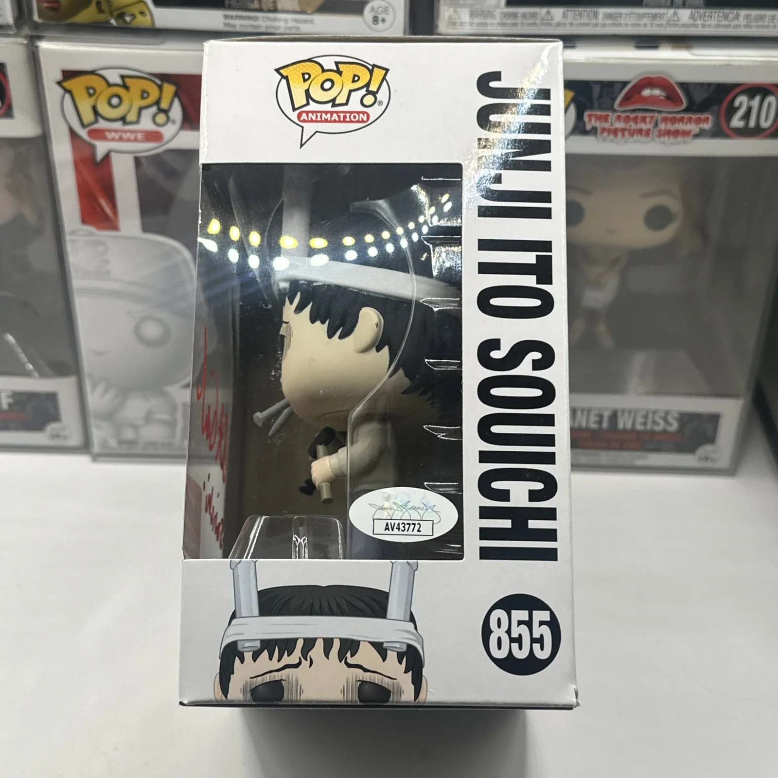 Austin Tindle — Junji Ito Souichi Signed Funko Pop Austin Tindle #855 JSA COA (check photos), image 4