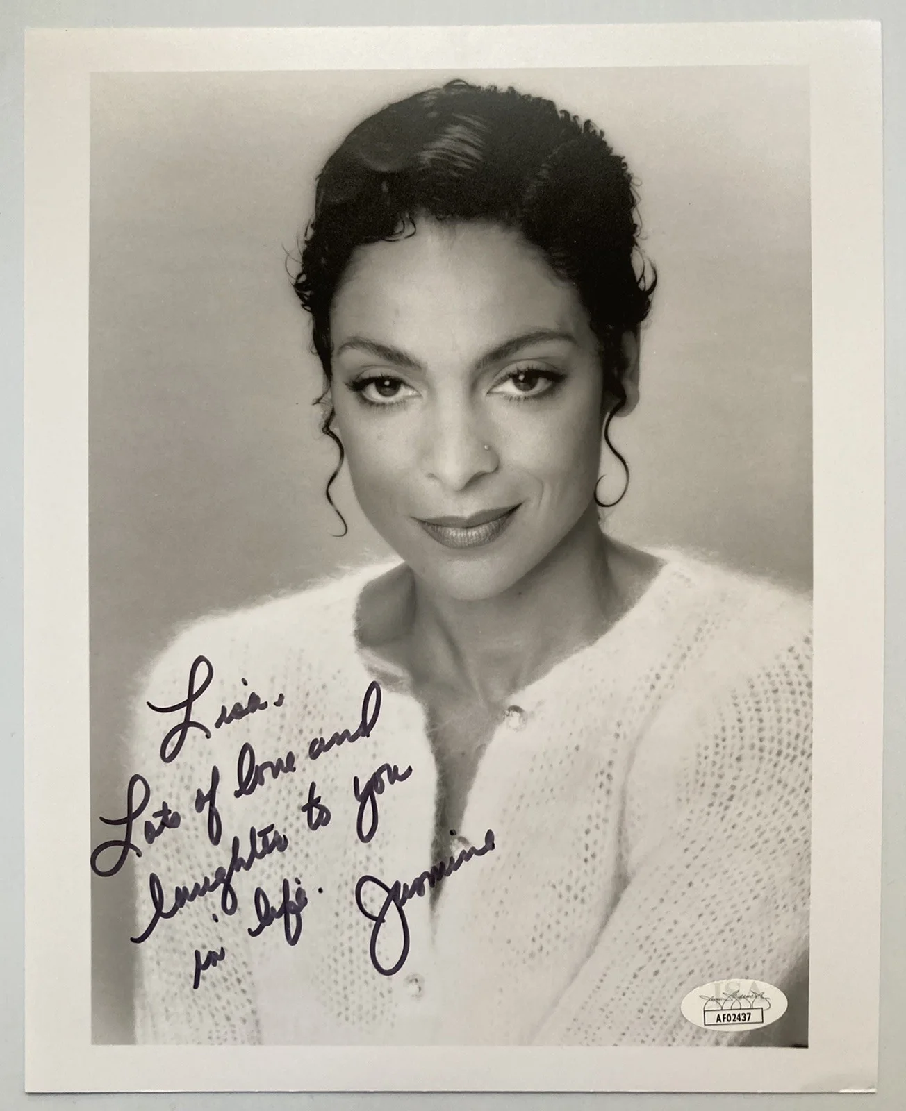 Jasmine Guy — A Different World Jasmine Guy Signed Autograph 8x10 Photo - JSA Cert - FREE S&H!, изображение 2