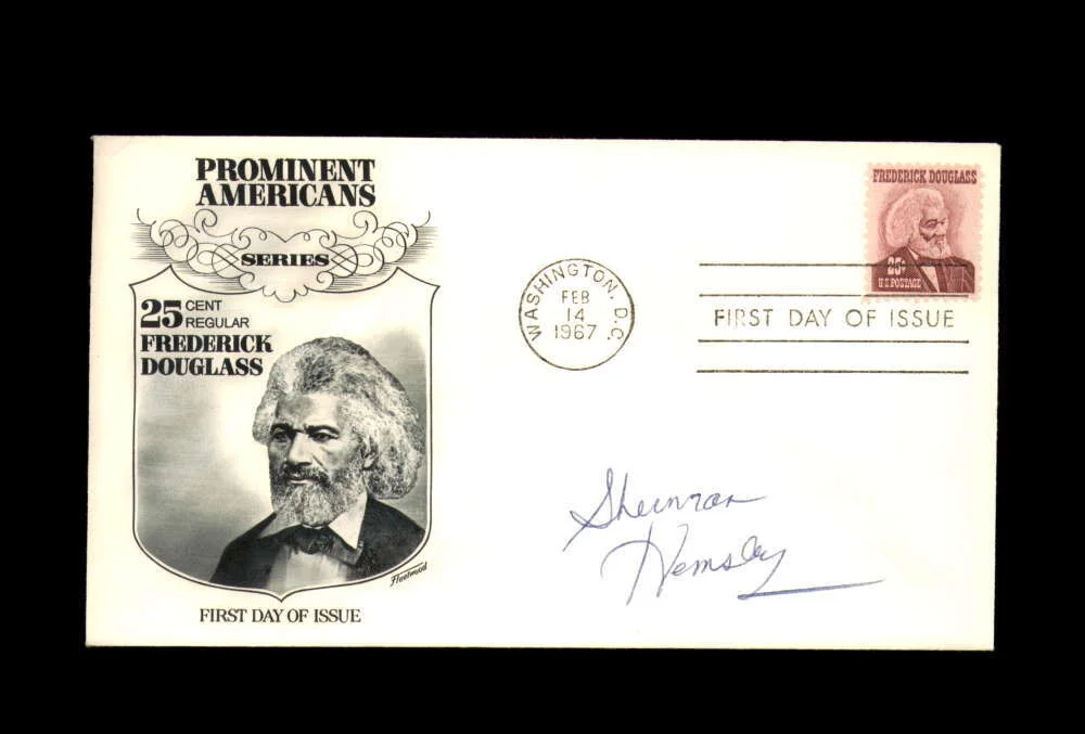 Sherman Hemsley — Sherman Hemsley JSA Coa Signed Jeffersons 1967 First Day Cover Cache FDC Autogra