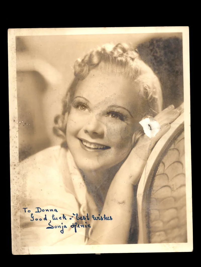 Sonja Henie — Sonja Henie PSA DNA Coa Signed 8x10 Photo Autograph