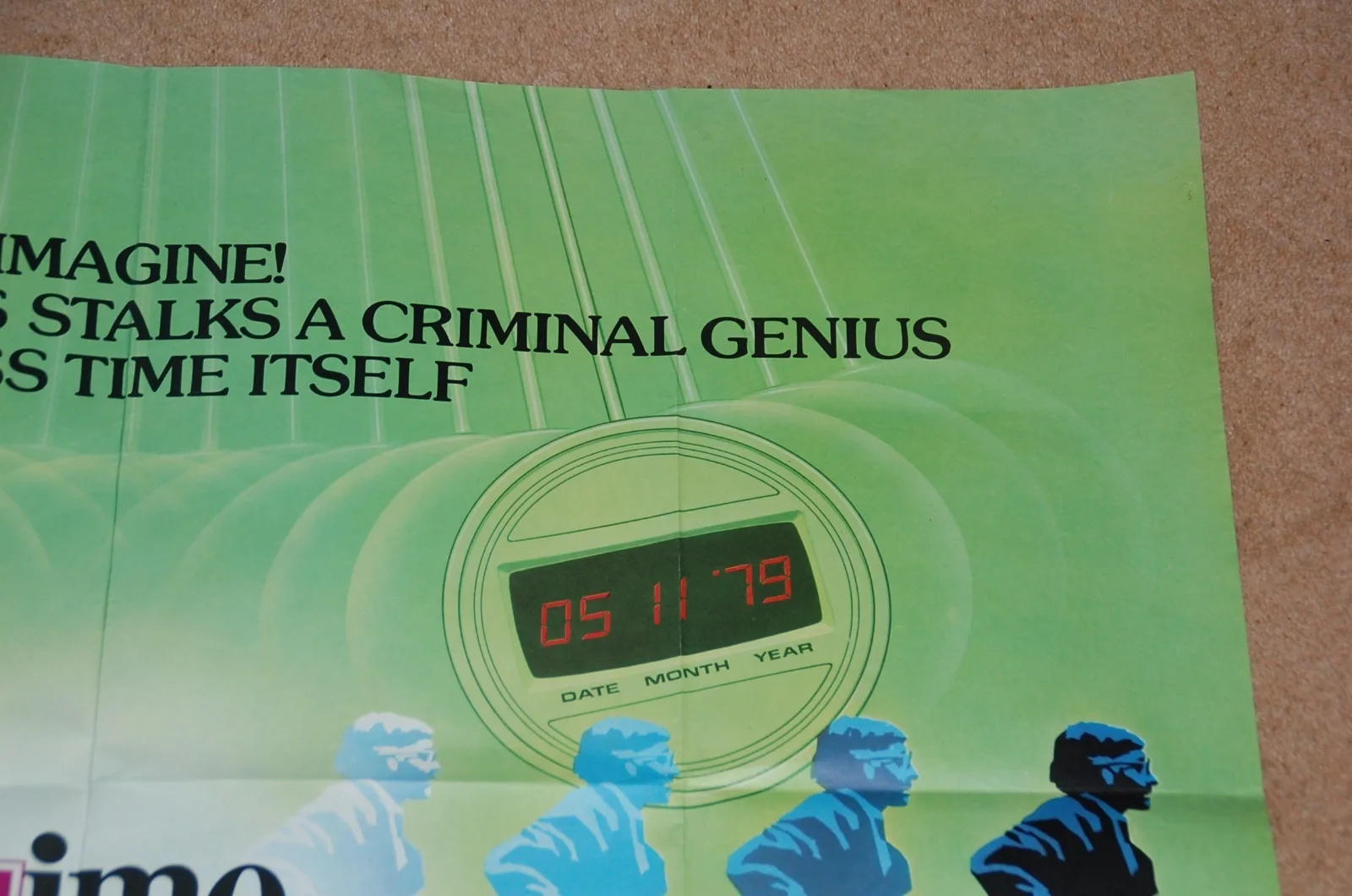 DAVID WARNER in TIME AFTER TIME (1979) - V. RARE ORIG. UK QUAD POSTER, изображение 3