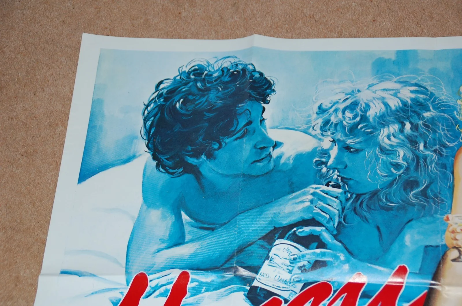 HELEN MIRREN in HUSSY (1980) - V. RARE ORIG. SAM PEFFER DESIGNED UK QUAD POSTER, изображение 2