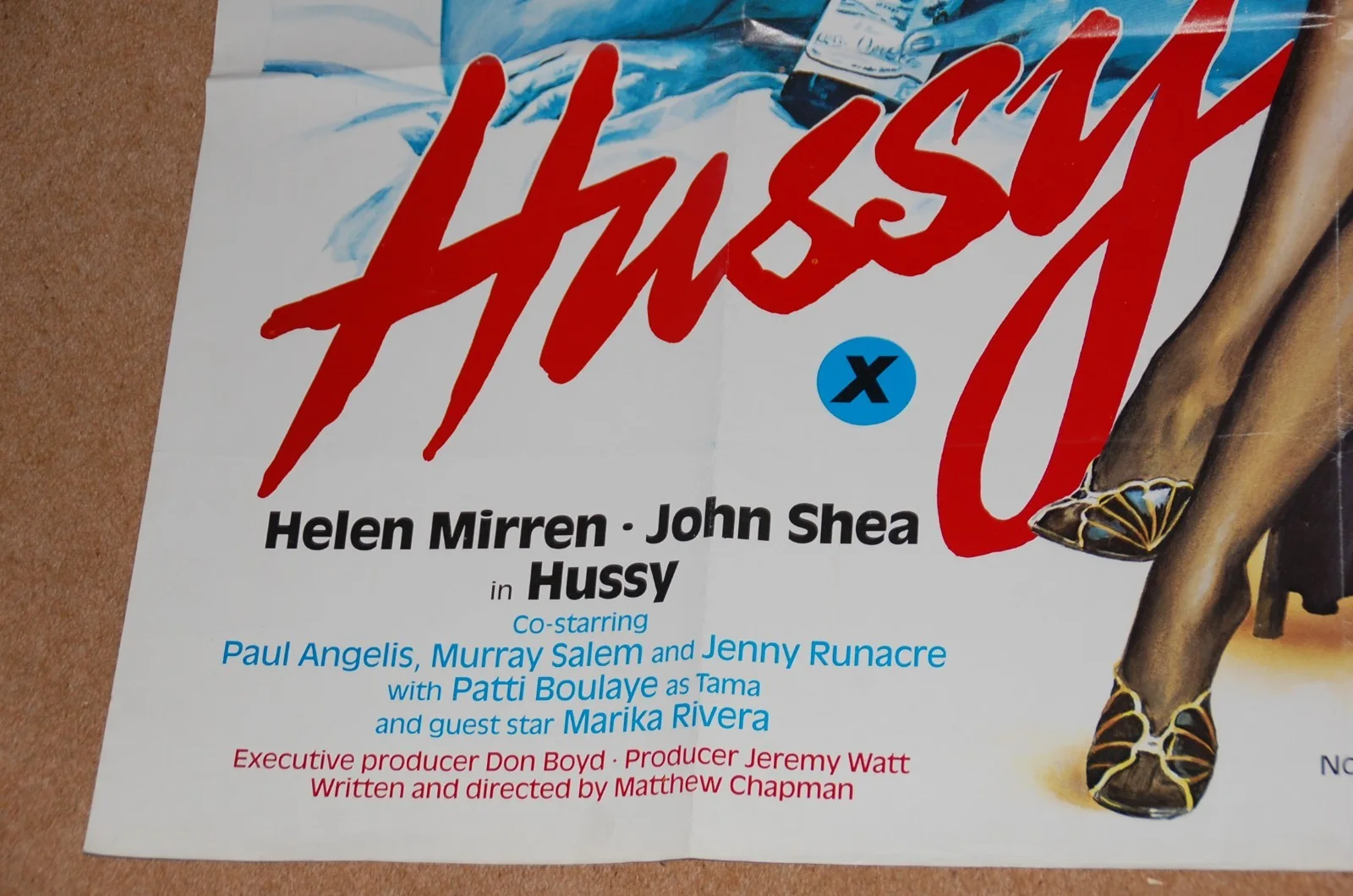 HELEN MIRREN in HUSSY (1980) - V. RARE ORIG. SAM PEFFER DESIGNED UK QUAD POSTER, изображение 4