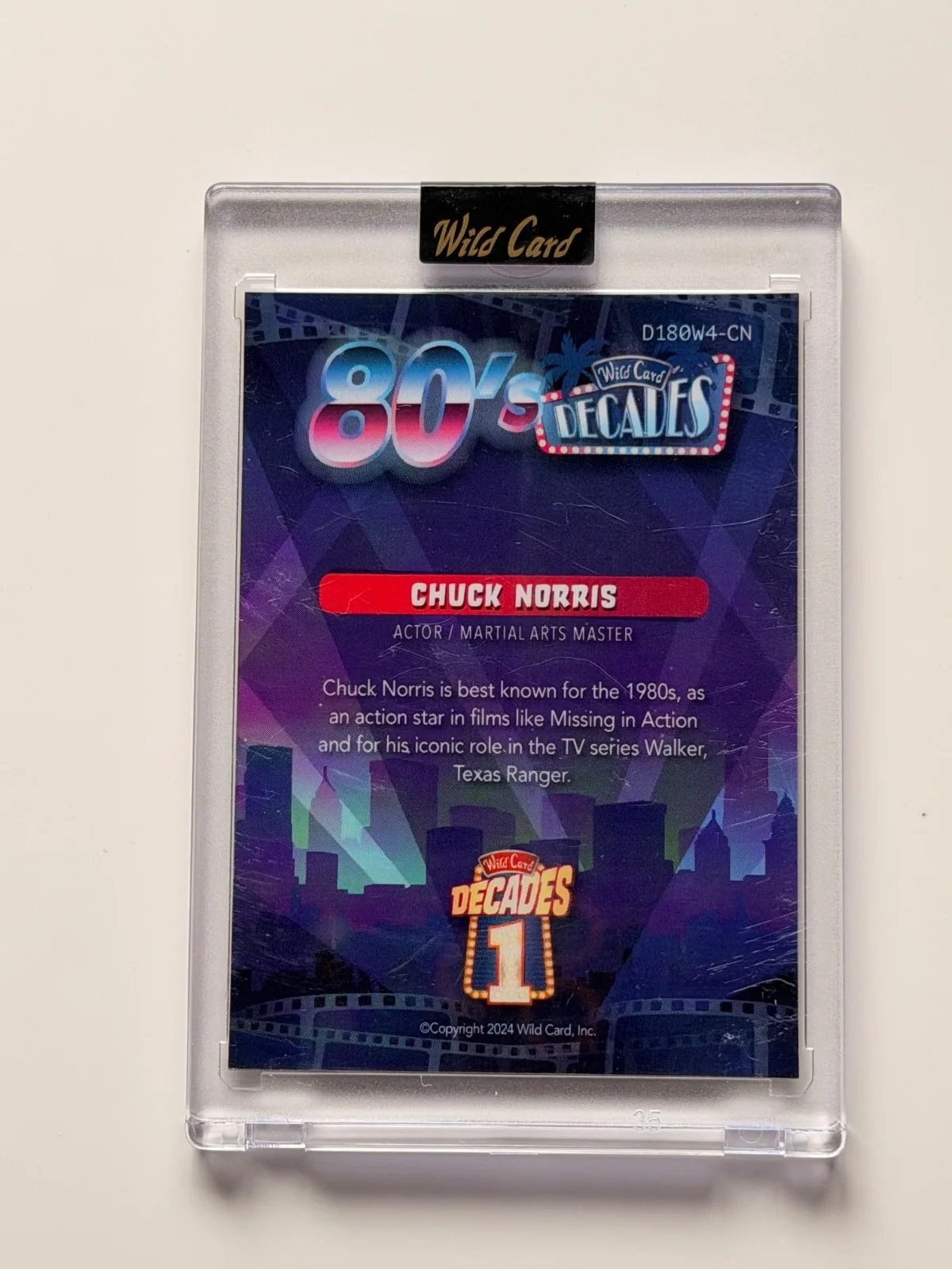 Chuck Norris — Wild Card True 1 of 1 Chuck Norris Autograph Card, and 3 more Chuck Norris card, изображение 4
