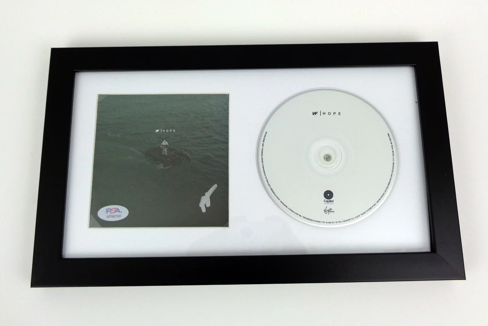 NF — NF Nathan Feuerstein Signed Autograph Hope CD Framed PSA/DNA COA