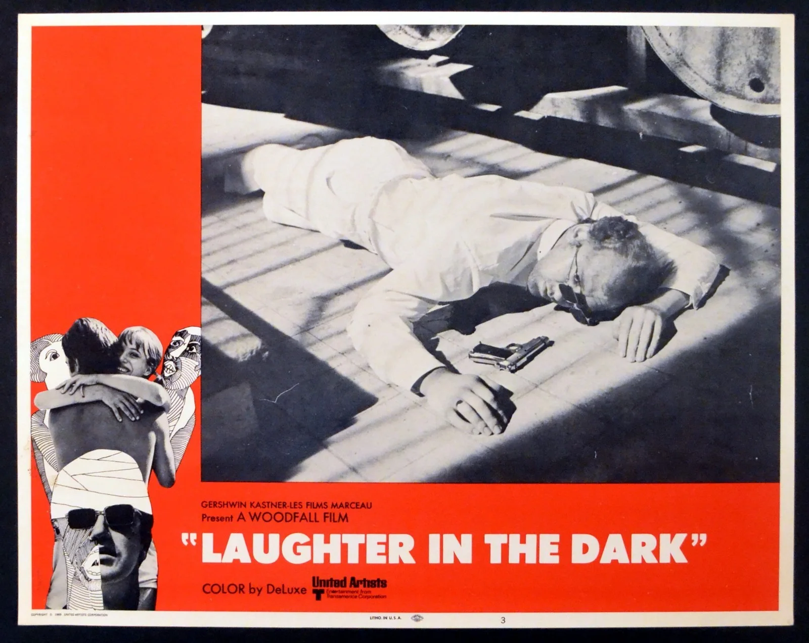 LAUGHTER IN THE DARK 1969 Nicol Williamson, Anna Karina 6 LOBBY CARDS, изображение 4
