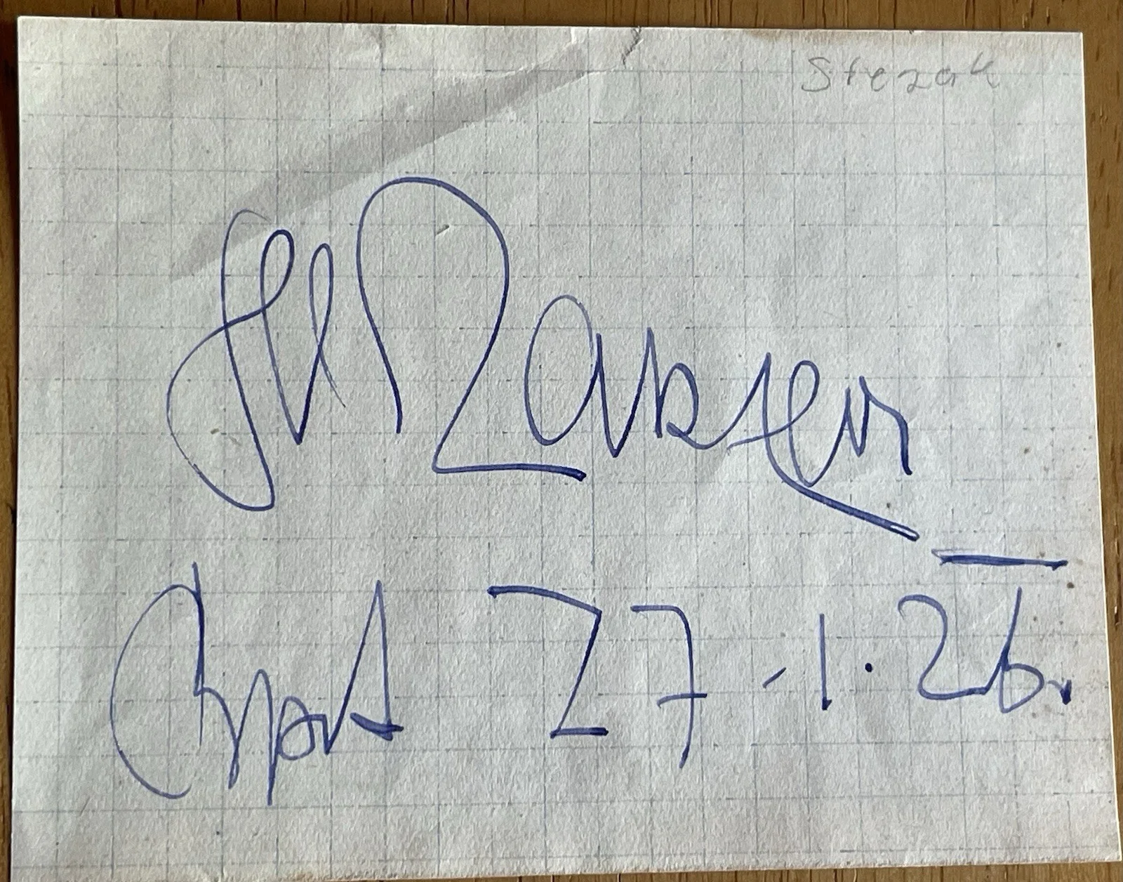 Austrian Opera Tenor Leo Slezak Autograph, image 2
