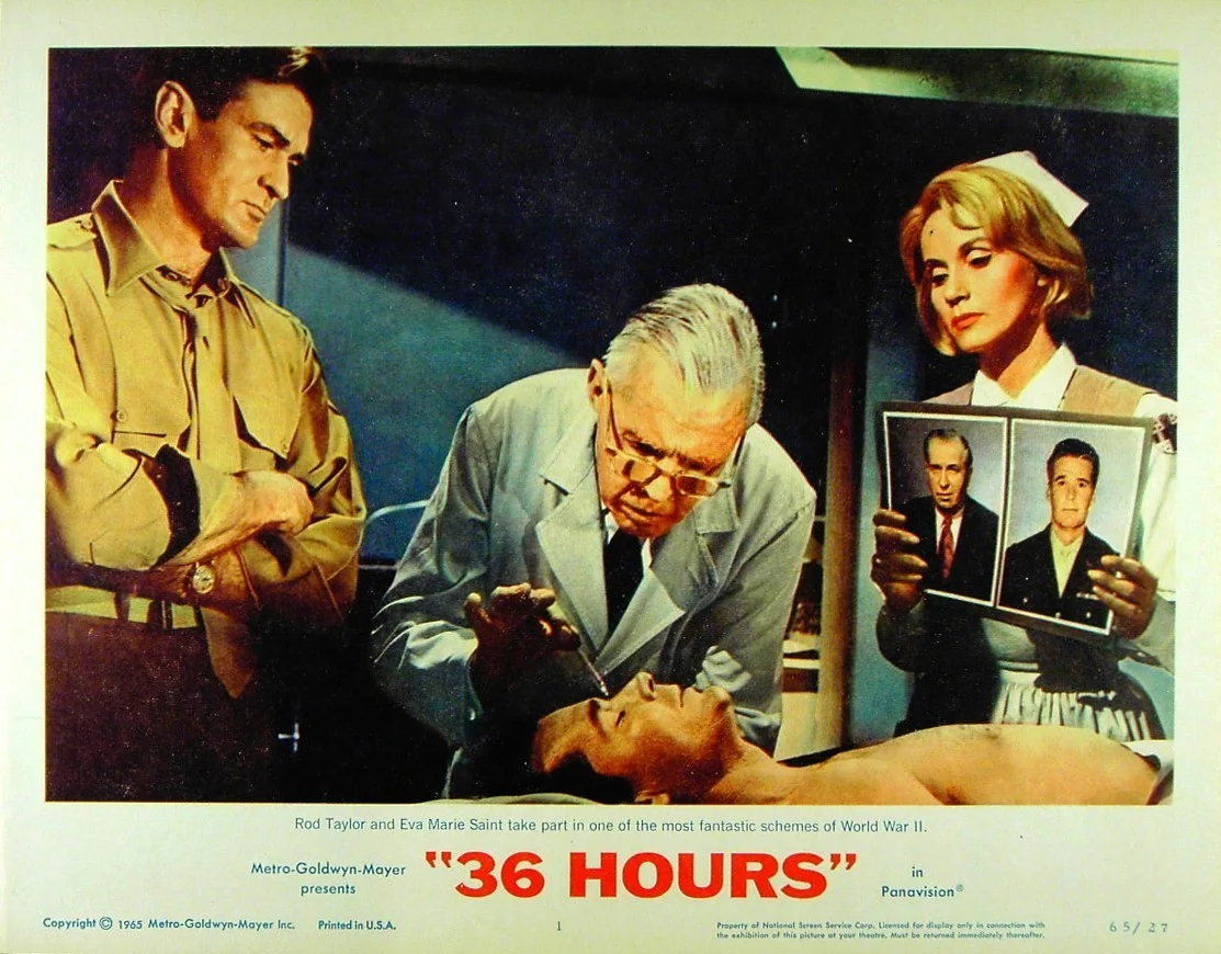 36 HOURS 1965 James Garner, Rod Taylor, Eva Marie Saint LOBBY SET, изображение 2