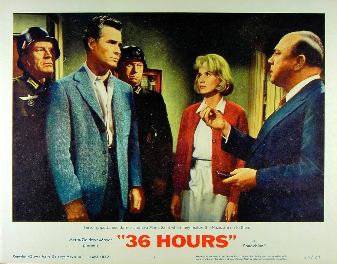 36 HOURS 1965 James Garner, Rod Taylor, Eva Marie Saint LOBBY SET, изображение 3