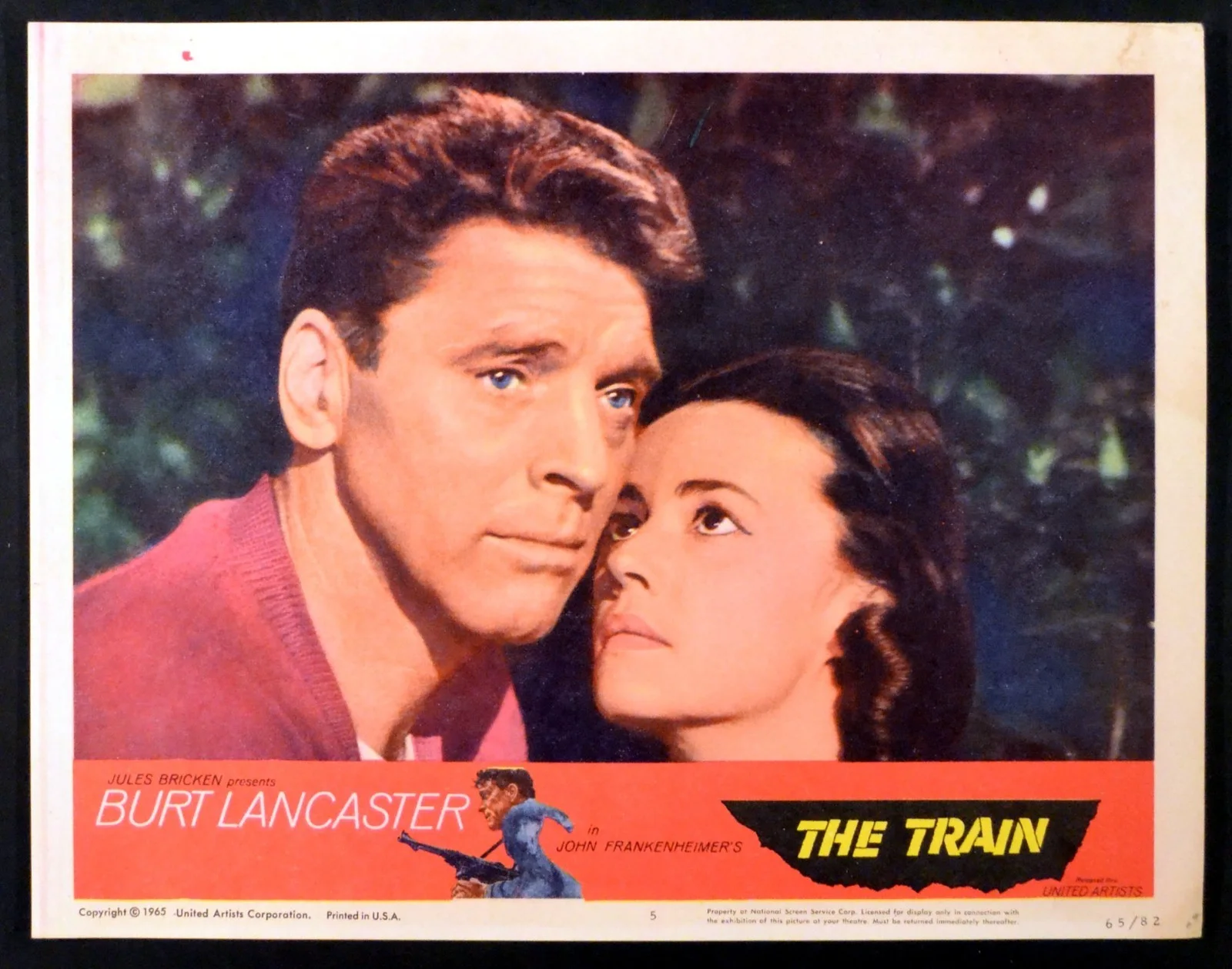TRAIN 1964 Burt Lancaster, Paul Scofield, Jeanne Moreau 6 LOBBY CARDSARDS, image 5