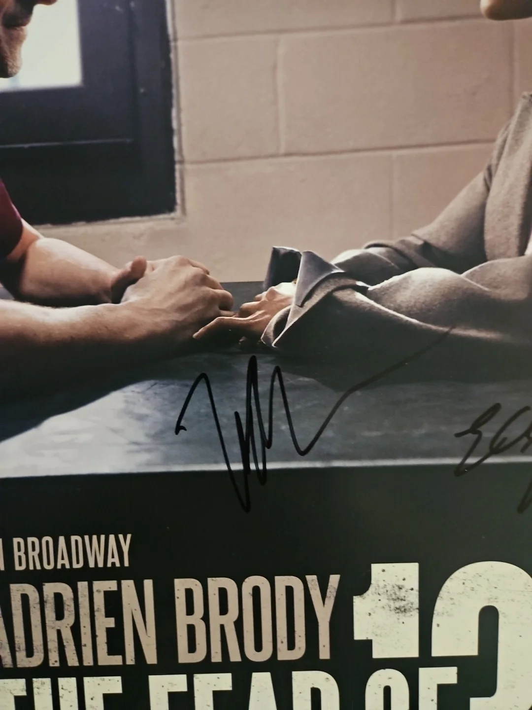 Adrien Brody, Tessa Thompson, Cast — The Fear Of 13 Signed Window Card - Adrien Brody, Tessa Thompson - 6 Signatures, изображение 3