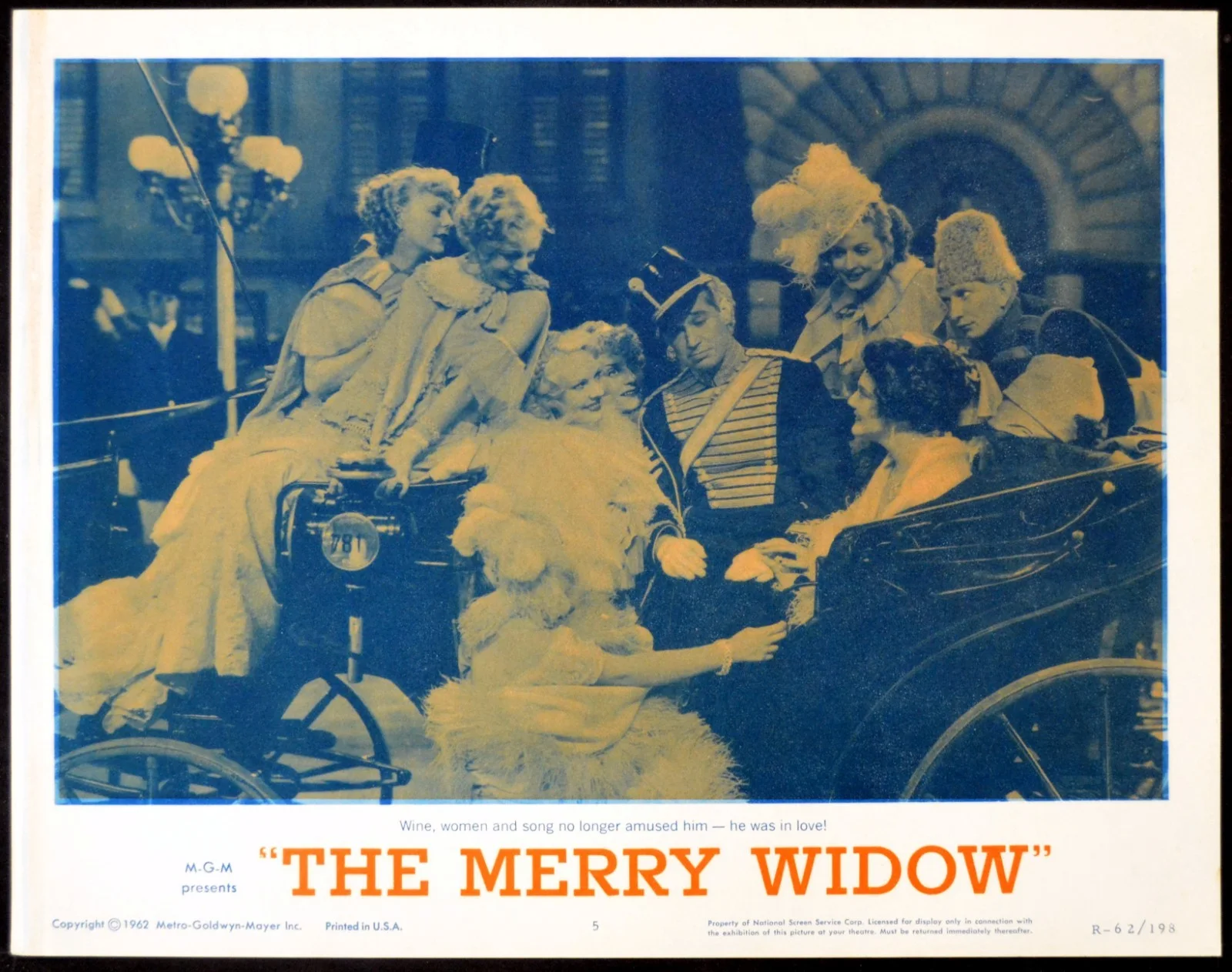 MERRY WIDOW 1934 Maurice Chevalier, Jeanette MacDonald 6 LOBBY CARDS, изображение 3