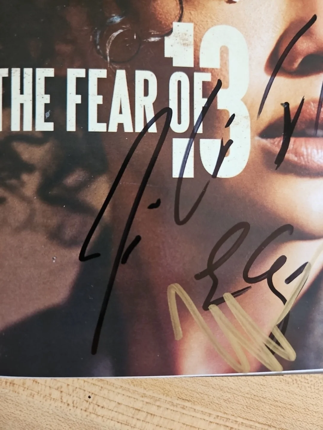 Tessa Thompson, Cast — The Fear Of 13 Signed Playbill - Tessa Thompson - 5 Signatures ³, изображение 3