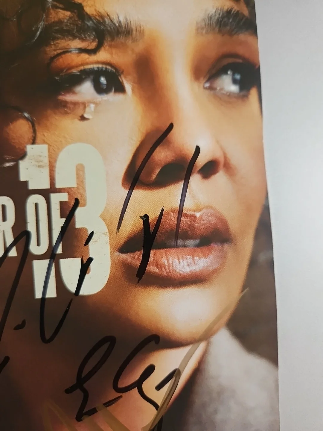Tessa Thompson, Cast — The Fear Of 13 Signed Playbill - Tessa Thompson - 5 Signatures ³, изображение 4