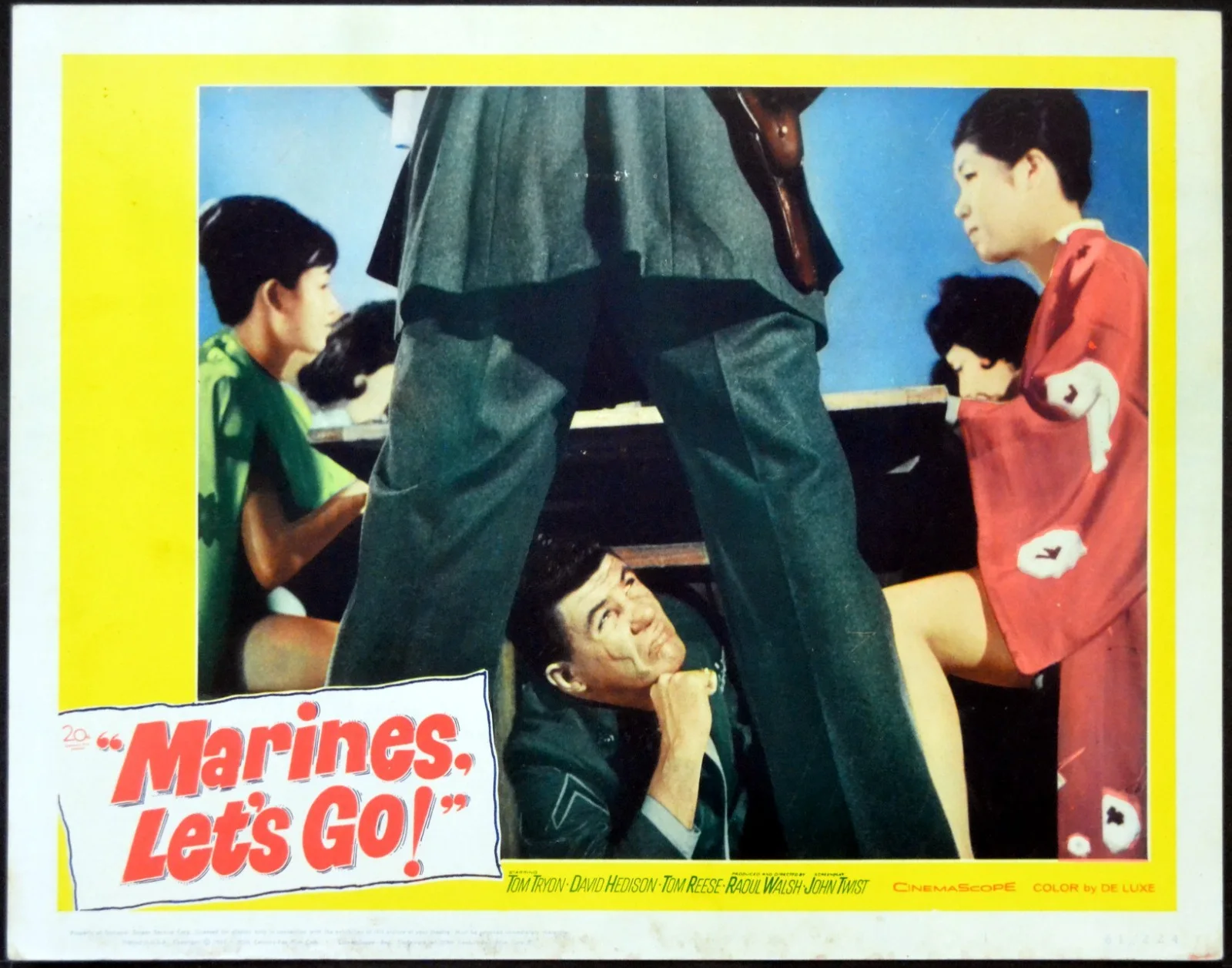 MARINES, LET’S GO! 1961 Tom Tryon, David Hedison, Tom Reese 6 LOBBY CARDS, image 5