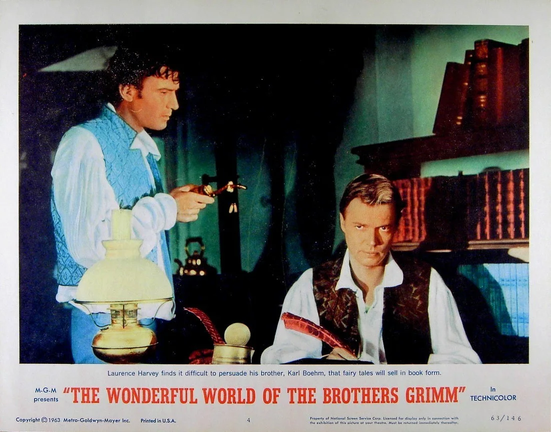WONDERFUL WORLD OF BROTHERS GRIMM 1962 Laurence Harvey 5 LOBBY CARDS, изображение 2