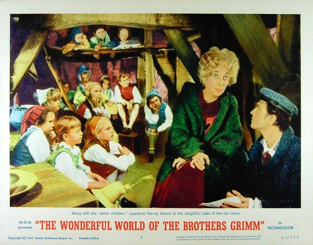 WONDERFUL WORLD OF BROTHERS GRIMM 1962 Laurence Harvey 5 LOBBY CARDS, изображение 3