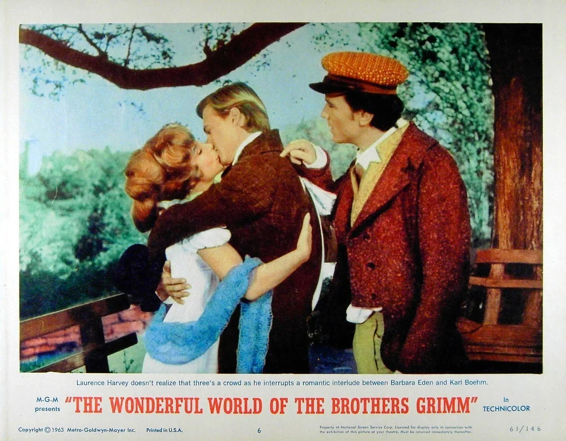 WONDERFUL WORLD OF BROTHERS GRIMM 1962 Laurence Harvey 5 LOBBY CARDS, изображение 4