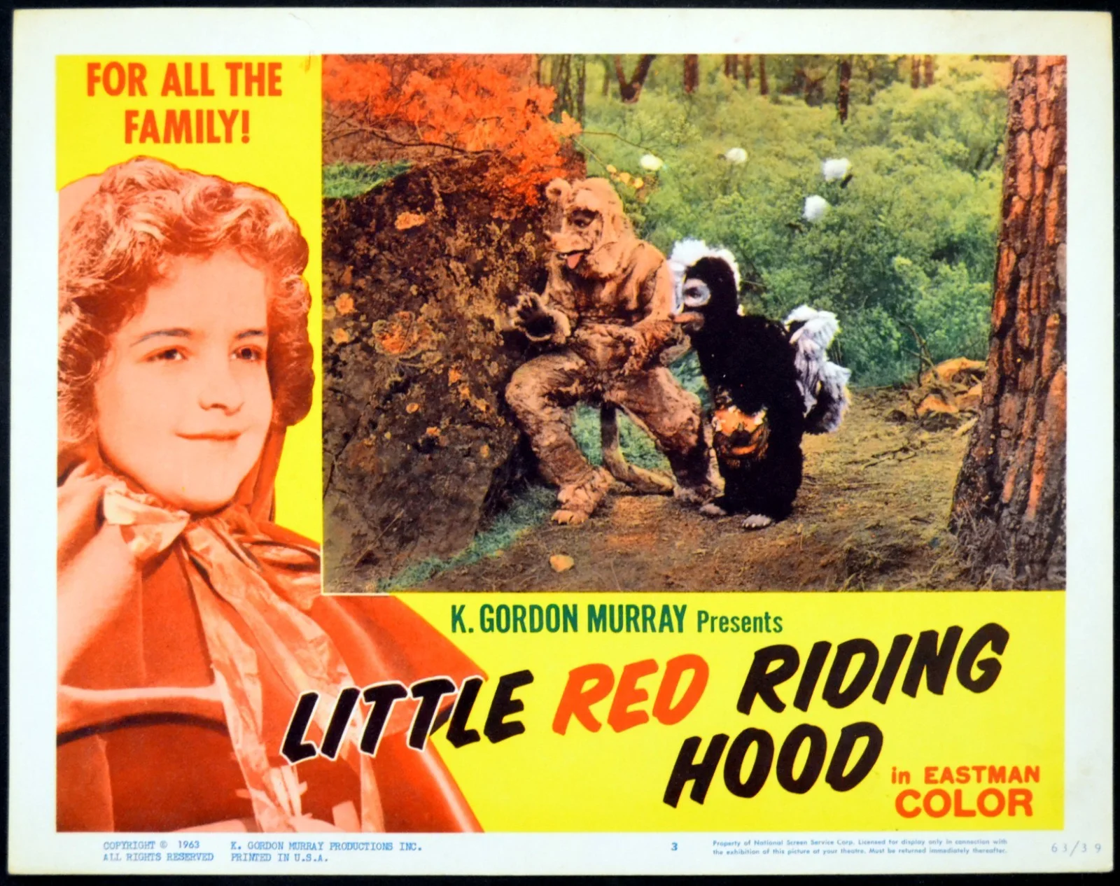 LITTLE RED RIDING HOOD 1960 María Gracia, Manuel 'Loco' Valdés 7 LOBBY CARDS, изображение 2