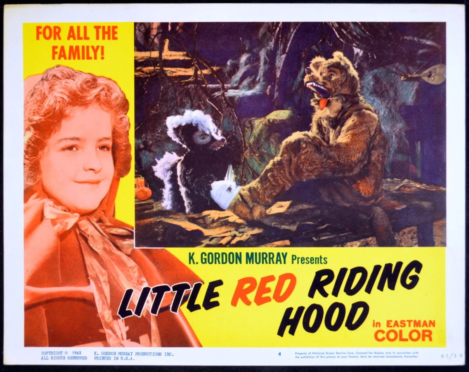 LITTLE RED RIDING HOOD 1960 María Gracia, Manuel 'Loco' Valdés 7 LOBBY CARDS, изображение 3
