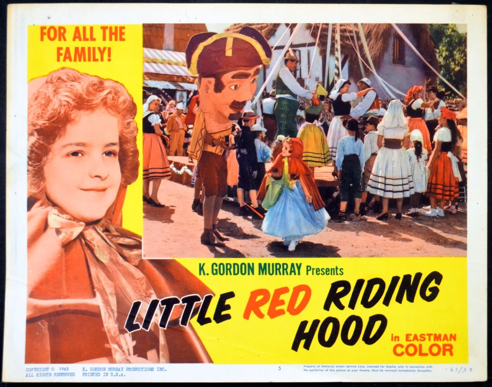 LITTLE RED RIDING HOOD 1960 María Gracia, Manuel 'Loco' Valdés 7 LOBBY CARDS, изображение 4