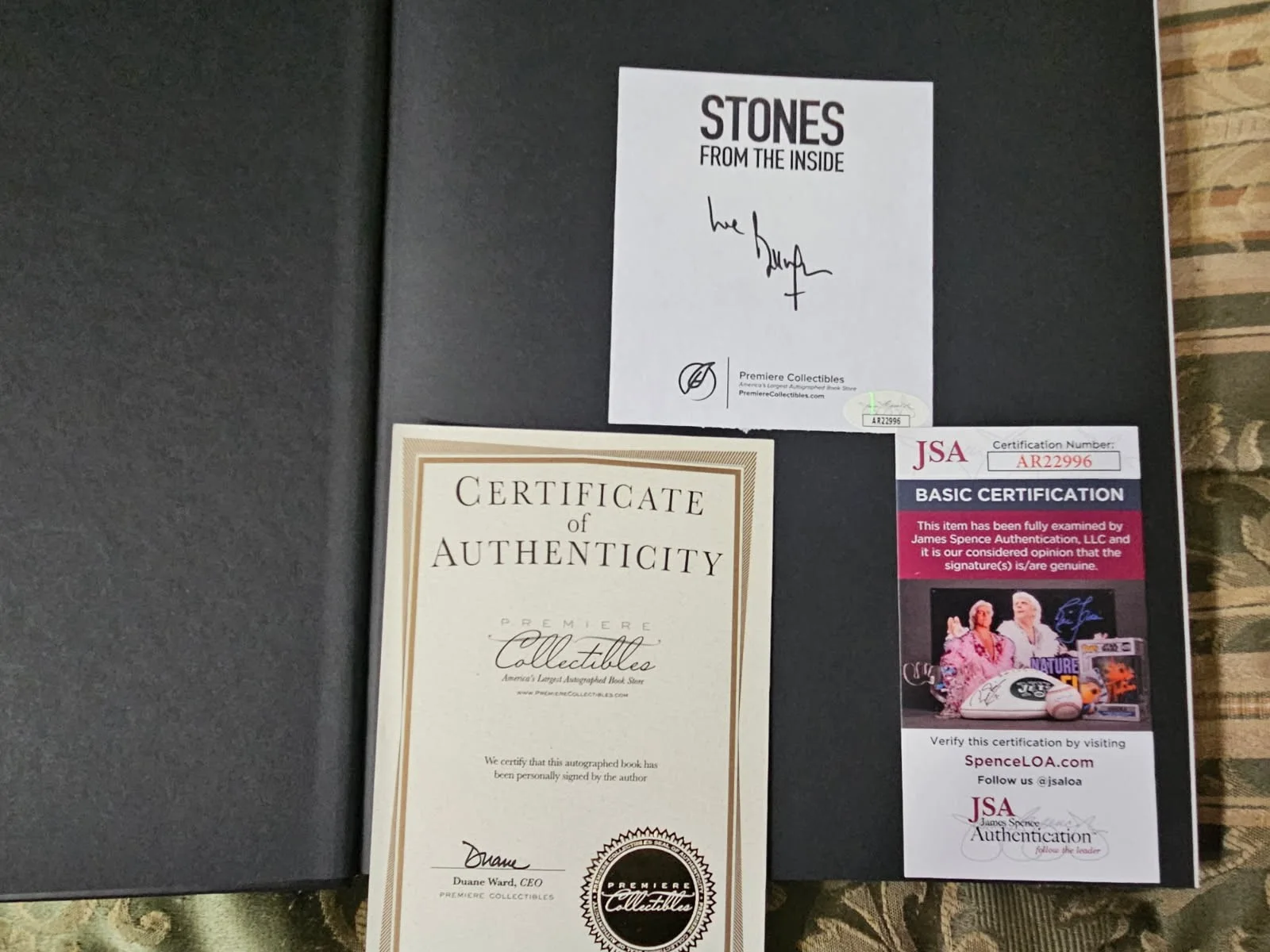 Rolling Stones Bill Wyman autogaphed From The Inside Book JSA Certified, image 2