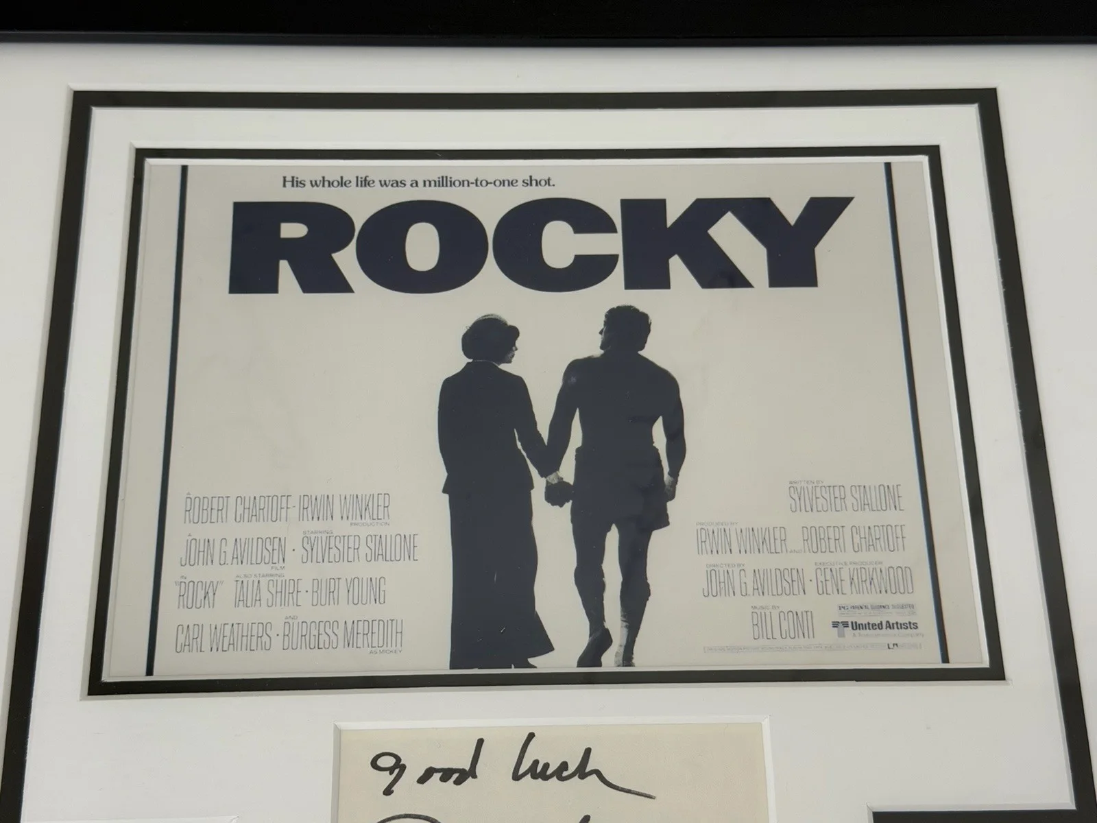 Bill Conti — Bill Conti Rocky Authentic Signed 15x12 Vertical Photo BAS #BQ96543, image 2