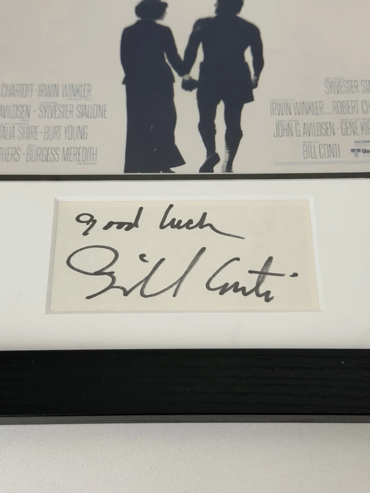 Bill Conti — Bill Conti Rocky Authentic Signed 15x12 Vertical Photo BAS #BQ96543, image 3