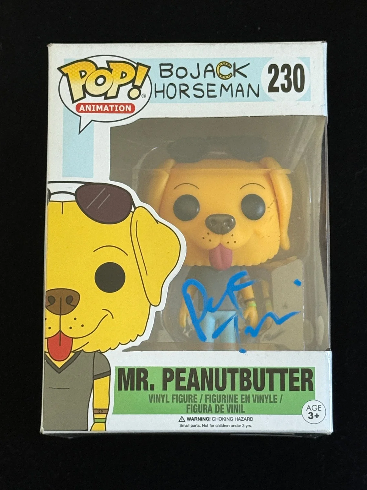 Paul F Tompkins signed Funko Pop Mr Peanutbutter #230 JSA COA Auto Z2504, image 2